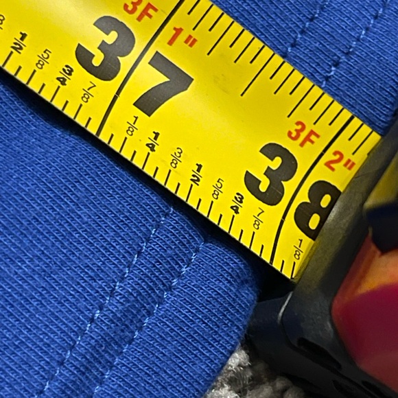 New Denim & Co Active Blue Sweatshirt Coverup 3/4 sleeve Dress with pockets M - Picture 8 of 13